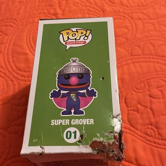 Funko Pop Vinyl SESAME STREET - SUPER GROVER #01 - Picture 4 of 8